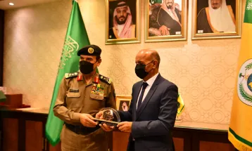 زيارة وفد من الديوان الوطني للحماية المدنية يترأسه السيد المدير العام للديوان زيارة عمل إلى المملكة العربية السعودية