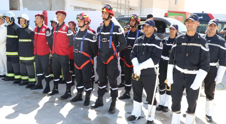 تدشين فرقة الحماية المدنية بالدهماني التابعة للإدارة الجهوية للحماية المدنية بالكاف.
